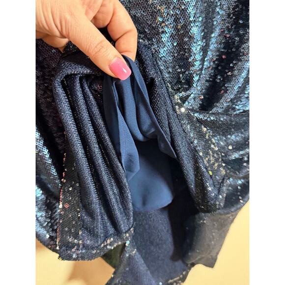 Anthropologie Moulinette Soeurs Interstellar Sequin Dress Women's Small - Picture 4 of 11